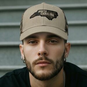 NWT NCAA University of North Carolina Tarheels Tan Baseball Cap Hat Snap Back